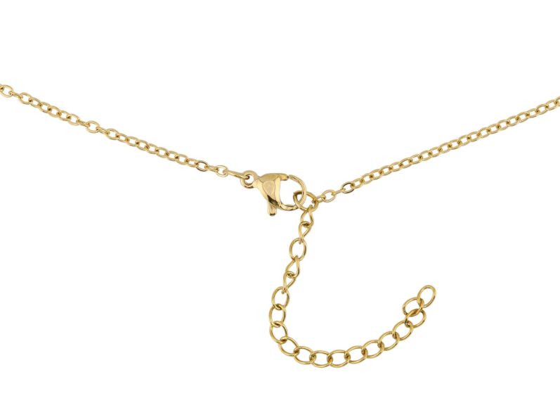 Produktfotographie krefeld adler photographie fotostudio Goldene Kette mit Karabinerverschluss und Verlängerung.