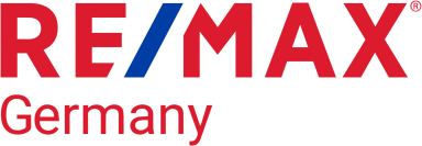 Logo von RE/MAX Germany in Rot, Blau und Weiß.
